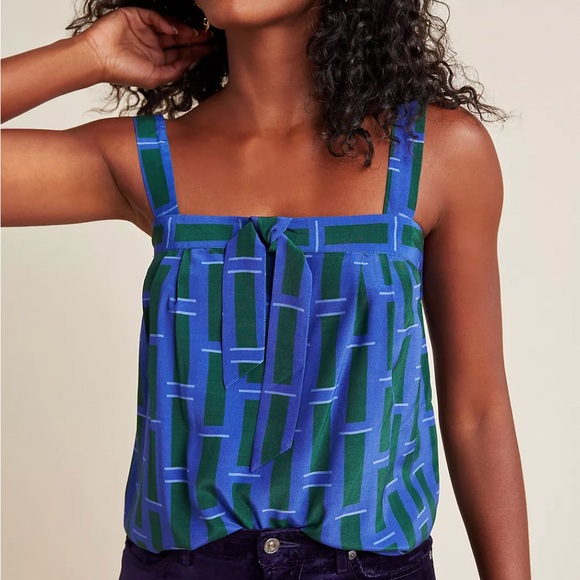 NWT Corey Lynn Calter Geometric Structured Tank NEW - Picture 4 of 8